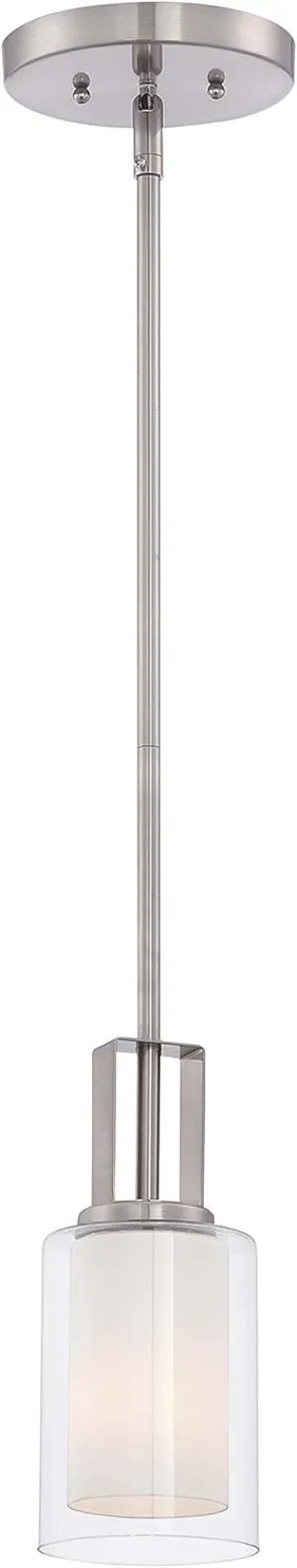 Minka Lavery Pendant Ceiling Lighting 4101-84, Parsons Studio Mini, 1 Light, Nickel