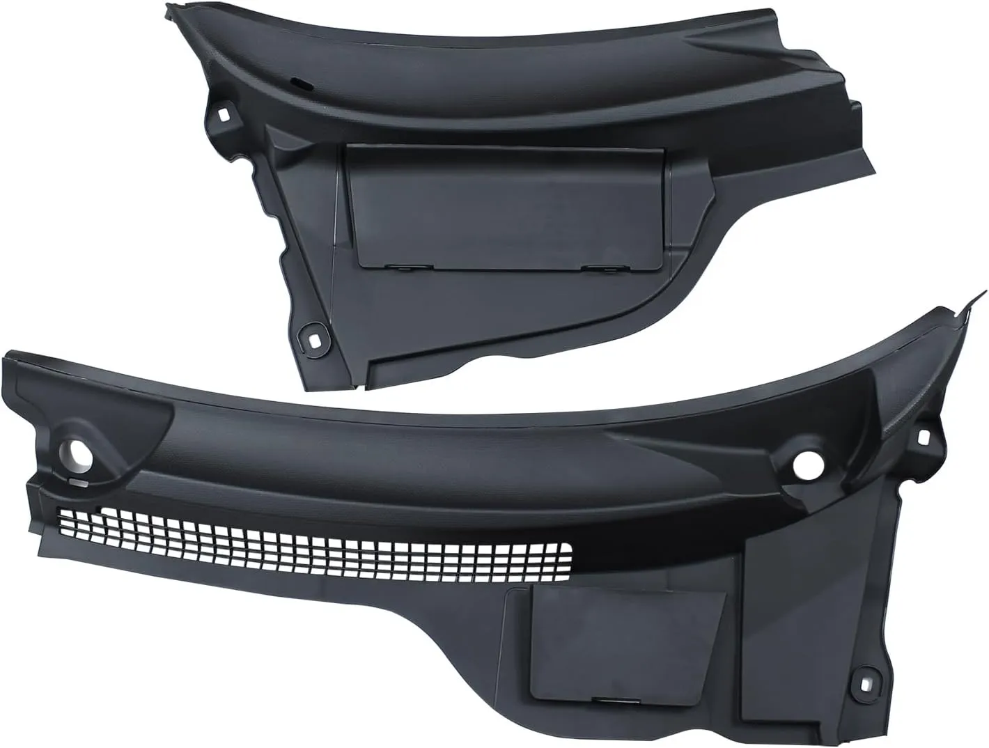 MOTOKU Pair Windshield Wiper Cowl Cover Panel Vent Grille for Mini Cooper R55 R56 R57 2007-2015 Left Driver and Right Passenger Side