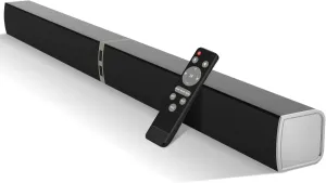 MZEIBO Sound Bar for Smart TV, 80W Bluetooth Soundbar 2 in 1 Detachable Design, Deep Bass, Home Theater Surround Sound, ARC/Optical/AUX Connections for TV/PC/Gaming/Projectors