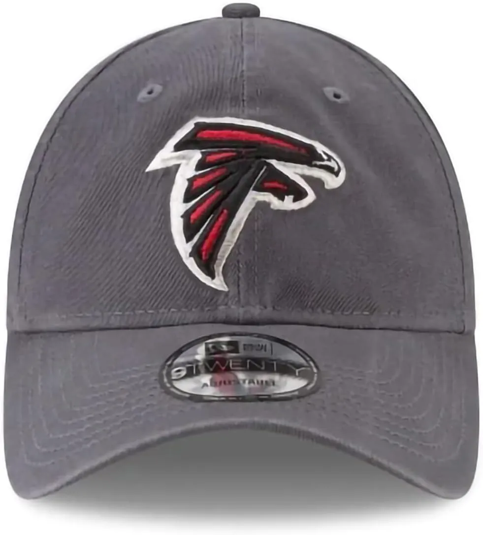New Era NFL Core Classic 9TWENTY Graphite Adjustable Hat Cap - One Size