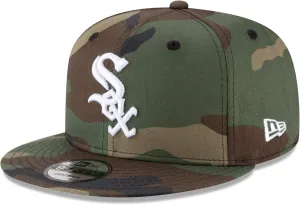 New Era Unisex-Adult MLB 9Fifty Camo Primary Logo Adjustable Snapback Hat Cap One Size Fits All