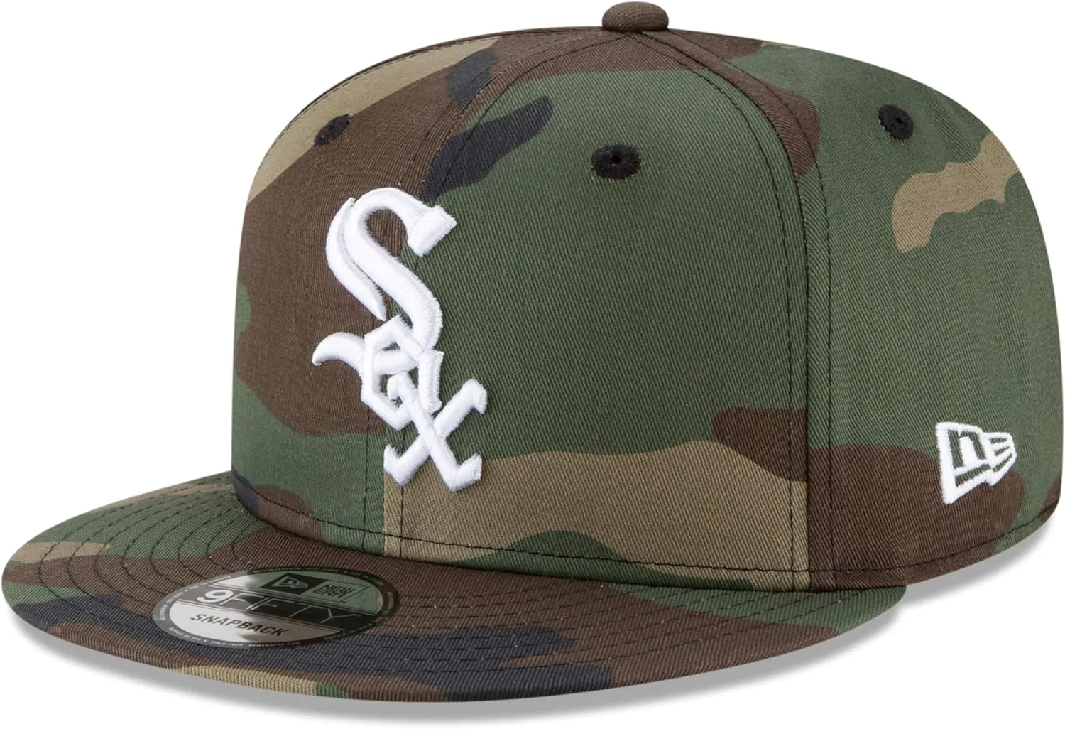 New Era Unisex-Adult MLB 9Fifty Camo Primary Logo Adjustable Snapback Hat Cap One Size Fits All