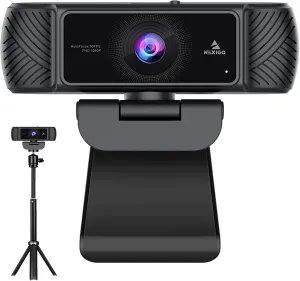 NexiGo 1080P AutoFocus Webcam with Mini Tripod, FHD USB Web Camera with Microphone & Privacy Cover, Extendable Tripod Stand, for Zoom/Skype/Teams/Webex, MAC PC