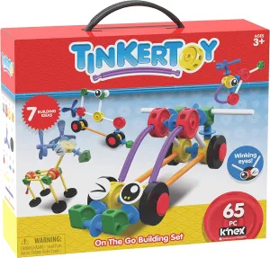 On The Go Building Set - 65 Parts - Ages 3 & Up - Creative Preschool Toy