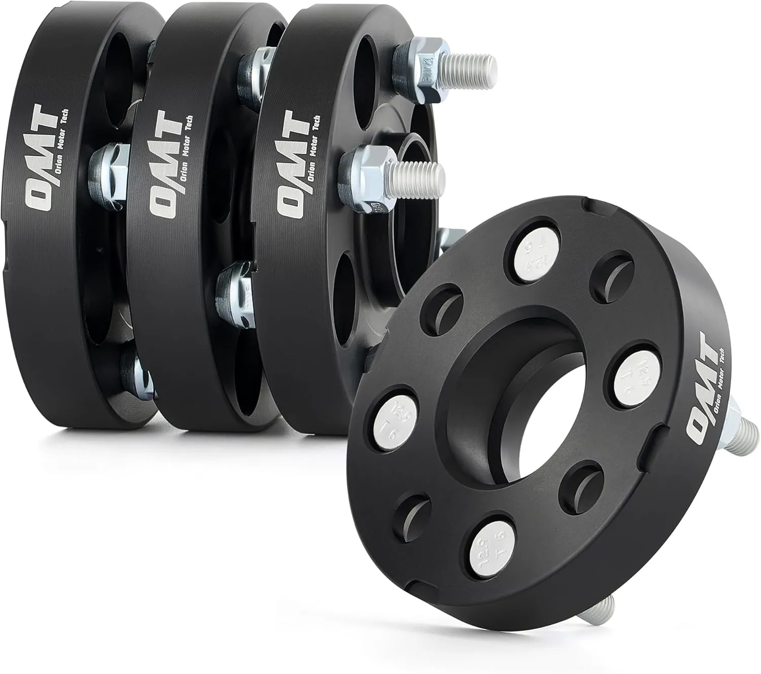 Orion Motor Tech 1"(25mm) 4x100 Wheel Spacers Compatible with Honda Accord Civic, Mini Cooper, Toyota Corolla Prius, 56.1mm Bore Hubcentric Wheel Spacer Kit with M12x1.5 Studs