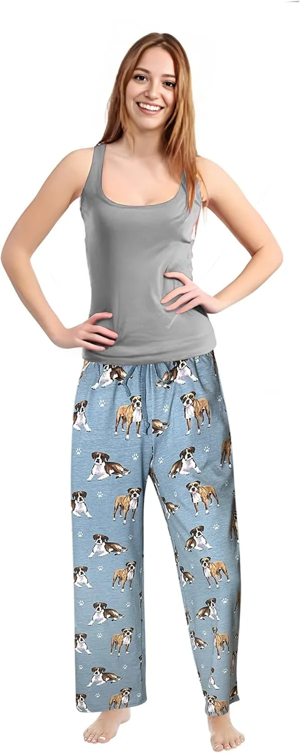Pet Lover Pajama Pants – New Cotton Blend - All Season - Comfort Fit Lounge Pants for Women and Men - 27 Breeds Available