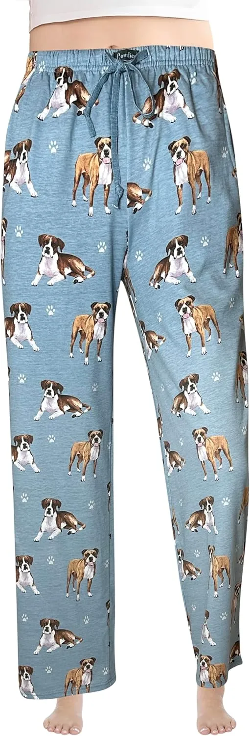 Pet Lover Pajama Pants – New Cotton Blend - All Season - Comfort Fit Lounge Pants for Women and Men - 27 Breeds Available