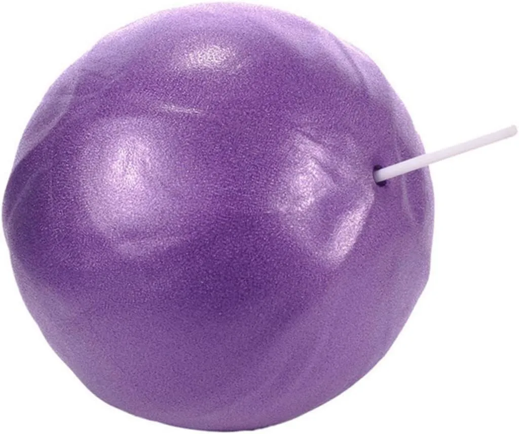 POPETPOP 2pcs Yoga Ball with Pump Pilates Ball Mini Exercise Ball