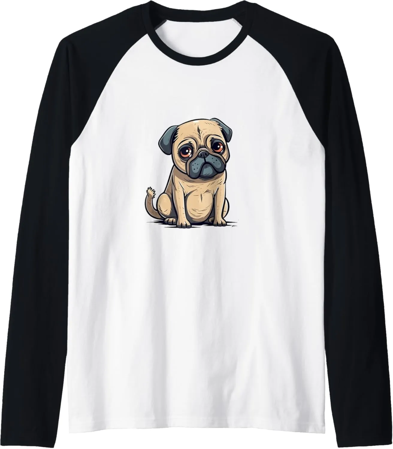 Pugster Adorable Your Love for your K-9 Raglan Baseball Tee