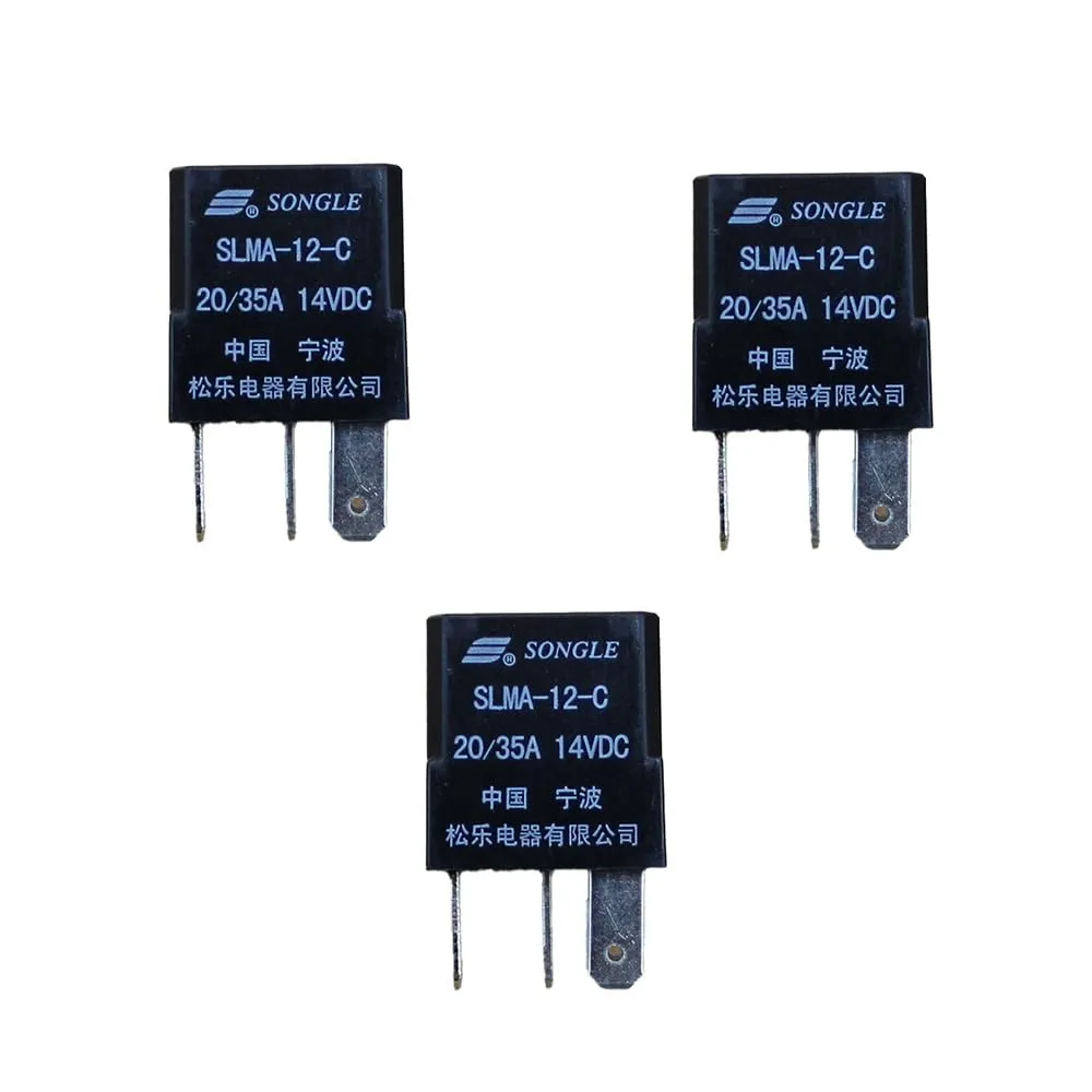 RAParts (3 Pk) 332/C3148 12 Volt Micro Relay Fits JCB Tracked Excavator Wheeled Loader Teletruk