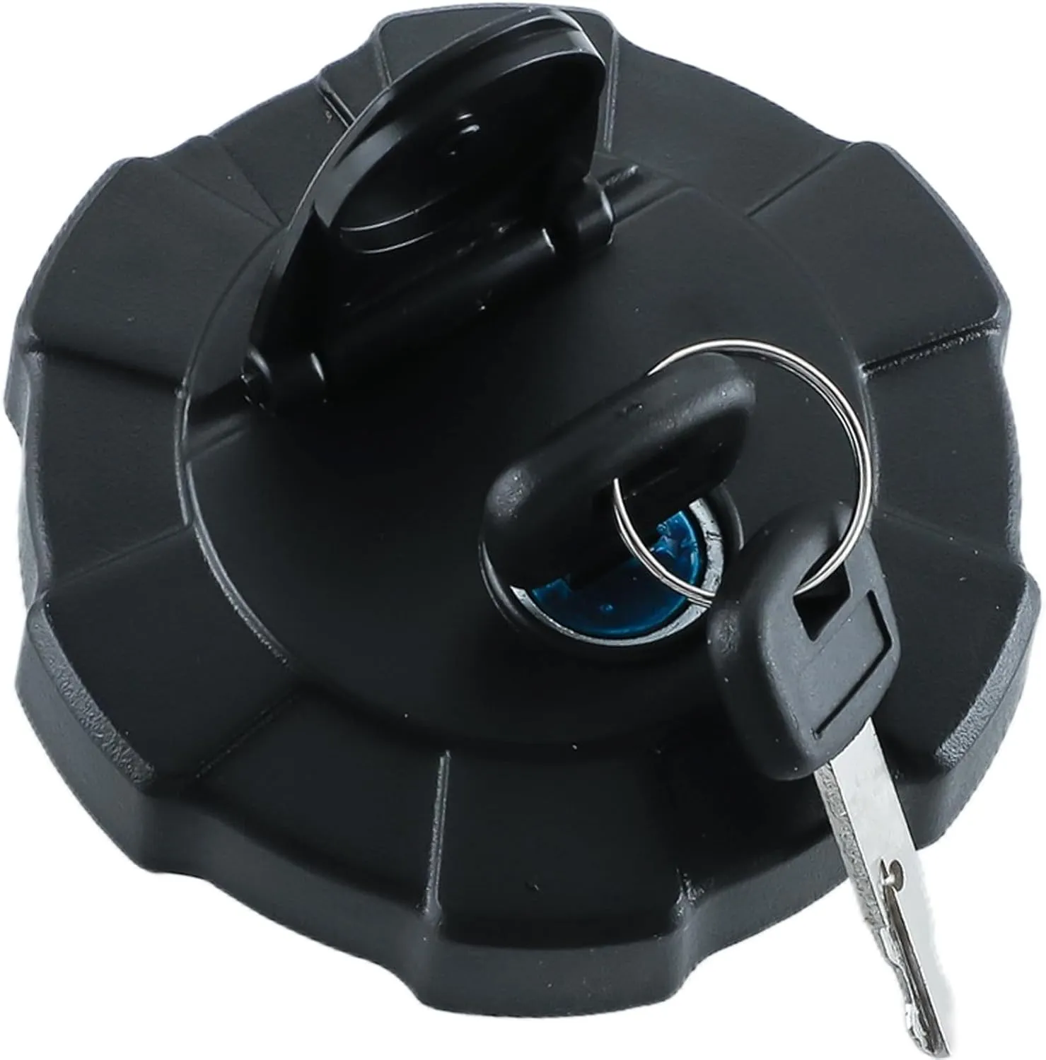 RD411-51122 Fuel Tank Cap with 2 keys 411-51122 for Kubota Skid Steer Loader SVL75 SVL75-2 SVL75-2C SVL75C SVL90 SVL90-2C Mini Excavator U35 U45S U45ST U55 Q581 Loader 901C 902C 903C Gas Cap