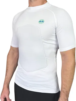 RIBBY SPF 50  5mm Padded Rash Guard for Surfing, Boogie, Scuba