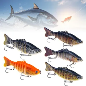 Robotic Fishing Lure, 2025 New 3D Bionic Swimming Bait for Freshwater & Saltwater, Fishing Gear Attracts Fishing Lures Walleye Trout Bass for Beginners, Amateurs and Professionals