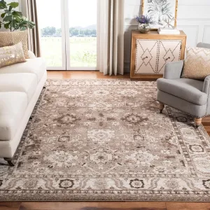 SAFAVIEH Vintage Hamadan Collection Area Rug - 8' x 10', Taupe, Oriental Traditional Persian Design, Non-Shedding & Easy Care, Ideal for High Traffic Areas in Living Room, Bedroom (VTH214T)