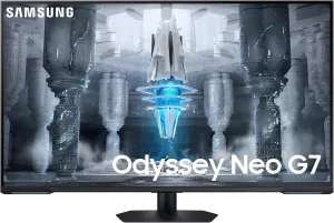 SAMSUNG 43" Odyssey Neo G7 Series 4K UHD Smart Gaming Monitor, 144Hz, 1ms, VESA Display HDR600, Quantum Matrix Technology, AMD FreeSync Premium Pro, LS43CG702NNXZA, 2023, Black