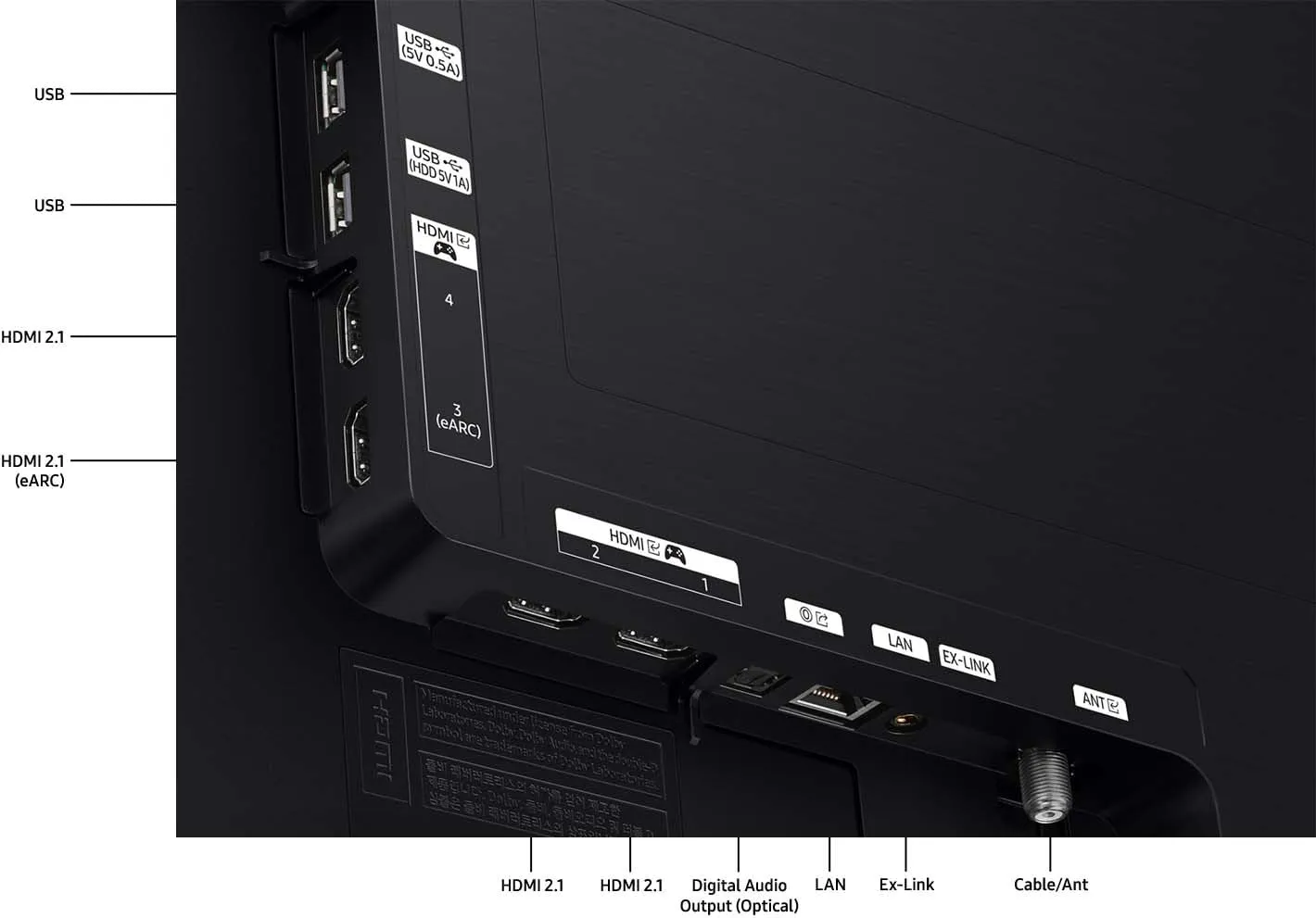 SAMSUNG 55-Inch Class OLED 4K S90D Series HDR  Smart TV w/Dolby Atmos, Object Tracking Sound Lite, Motion Xcelerator, Real Depth Enhancer, 4K AI Upscaling, Alexa Built-in (QN55S90D, 2024 Model)