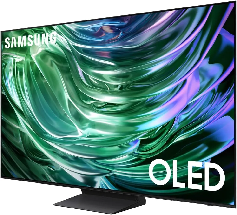 Samsung QN65S90DAFXZA 65 Inch OLED 4K Smart TV 2024 Bundle with Movie Streaming   Deco Gear 4K HDMI 2.0 Cable x2 & CPS Exclusive 12 Month Protection Pack Bundle (BEACH-CPS-262000)