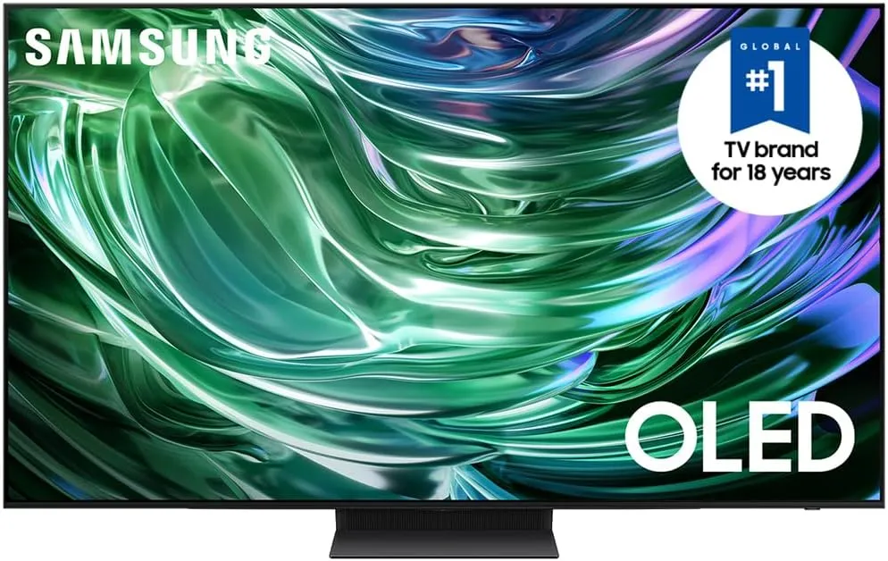 Samsung QN65S90DAFXZA 65 Inch OLED 4K Smart TV 2024 Bundle with Movie Streaming   Deco Gear 4K HDMI 2.0 Cable x2 & CPS Exclusive 12 Month Protection Pack Bundle (BEACH-CPS-262000)