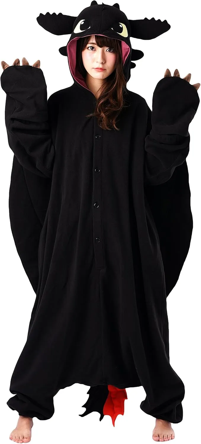 SAZAC Kigurumi - How to Train Your Dragon - Toothless - Onesie Jumpsuit Halloween Costume