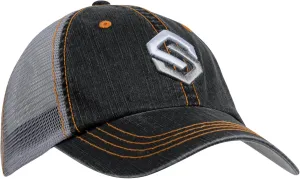 ScentLok Distressed Logo Hat, Adjustable Hat, Black