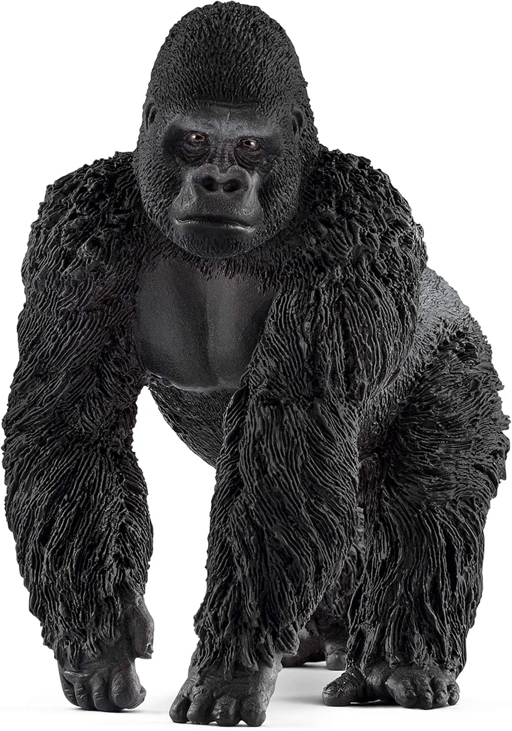 Schleich Wild Life Realistic Male Gorilla Animal Figurine - Authentic Detailed Wild Male Gorilla Toy for Boys and Girls Education Imagination and Play, Highly Durable Gift for Kids Ages 3 