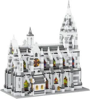SEMKY Micro Mini Blocks Cologne Cathedral Famous Landmark Model Set,(3598Pieces) -Building and Architecture Toys Gifts for Kid and Adult