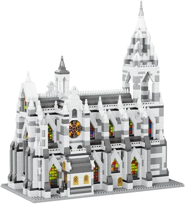 SEMKY Micro Mini Blocks Cologne Cathedral Famous Landmark Model Set,(3598Pieces) -Building and Architecture Toys Gifts for Kid and Adult