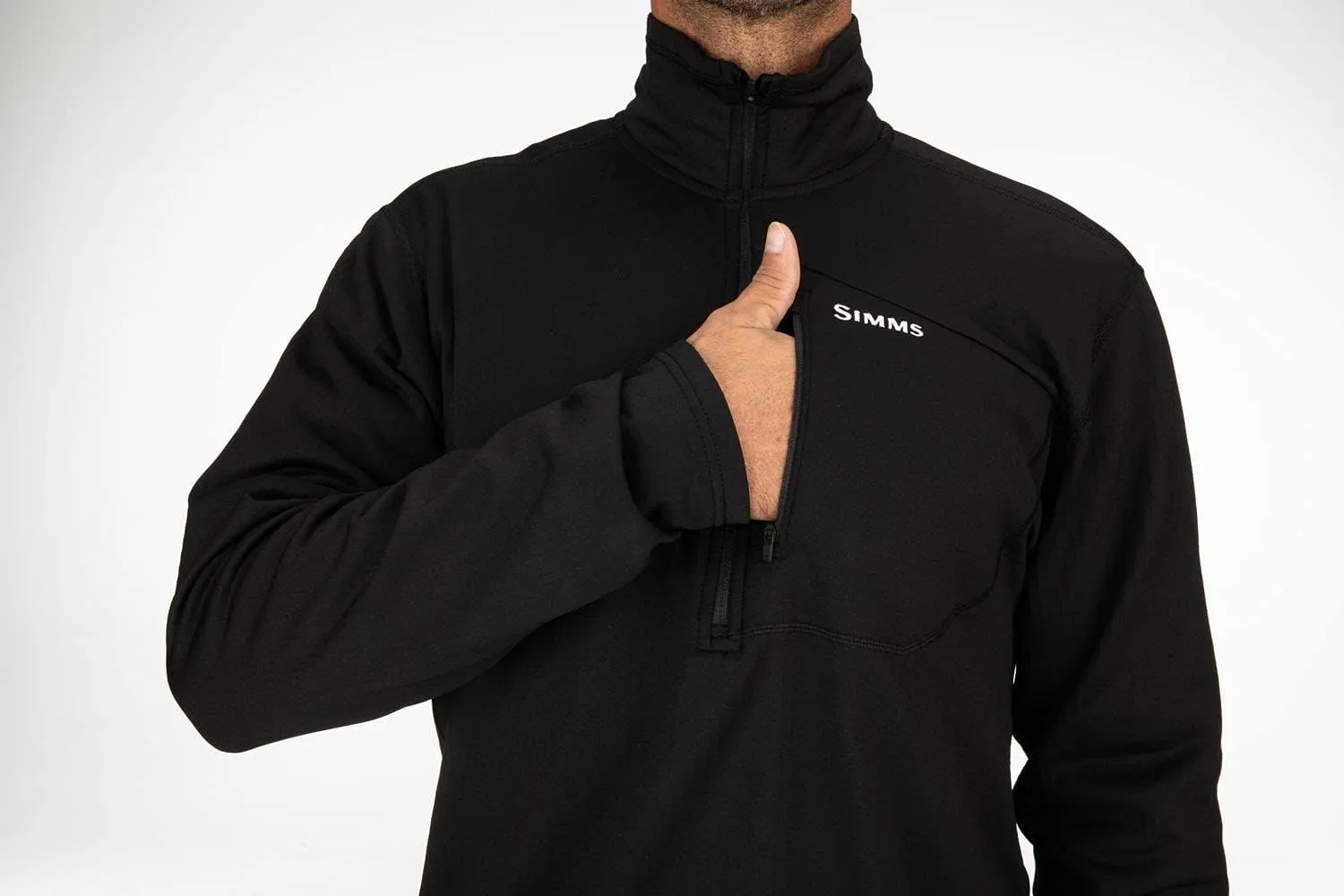 Simms Men's Thermal 1/4 Zip Top