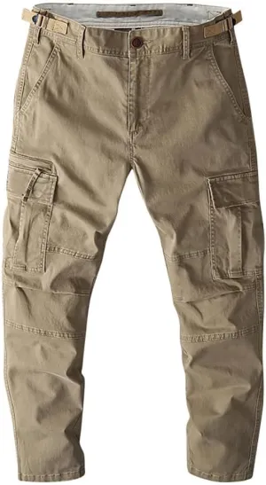 SINAIRSOFT Men's Cargo Camo Pants,BDU Milliary Wild Casual Trousers,Hiking Ripstop Pants with Multi Pockets