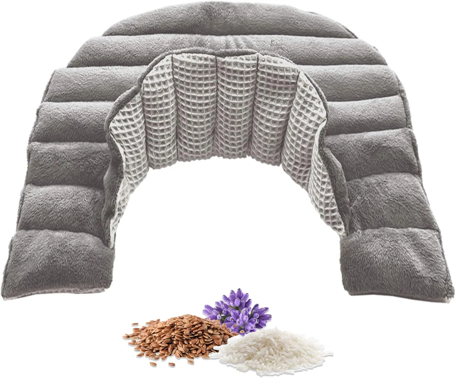 Solutions Microwavable Heating Pads - Neck & Shoulder Relaxer for Upper Back & Neck - Reusable Heating Pad & Hot Pack - 1 XL Pack - Lavender Aroma