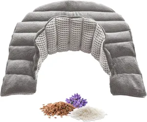 Solutions Microwavable Heating Pads - Neck & Shoulder Relaxer for Upper Back & Neck - Reusable Heating Pad & Hot Pack - 1 XL Pack - Lavender Aroma
