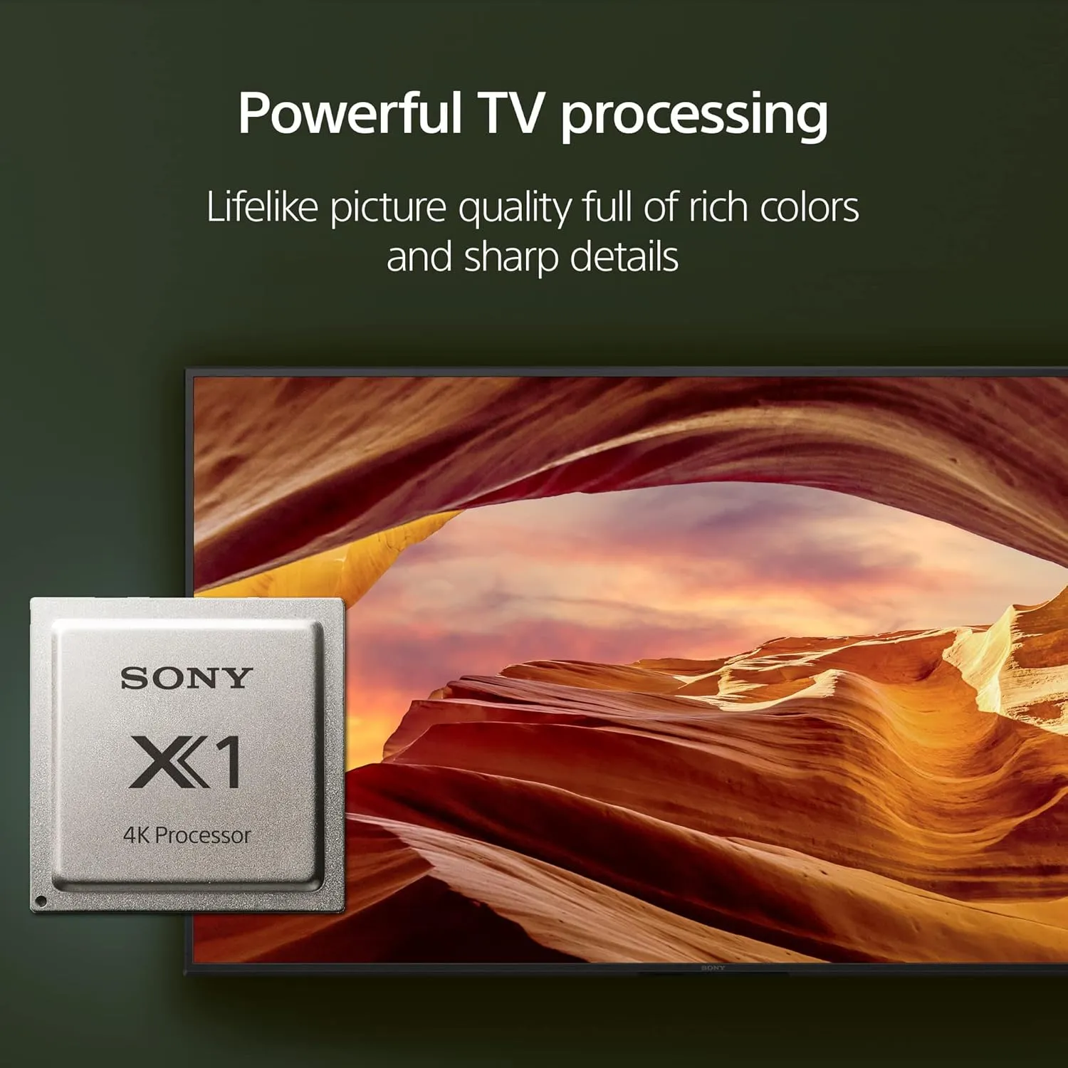 Sony 65 Inch 4K Ultra HD TV X77L Series: LED Smart Google TV KD65X77L- Latest Model, Black