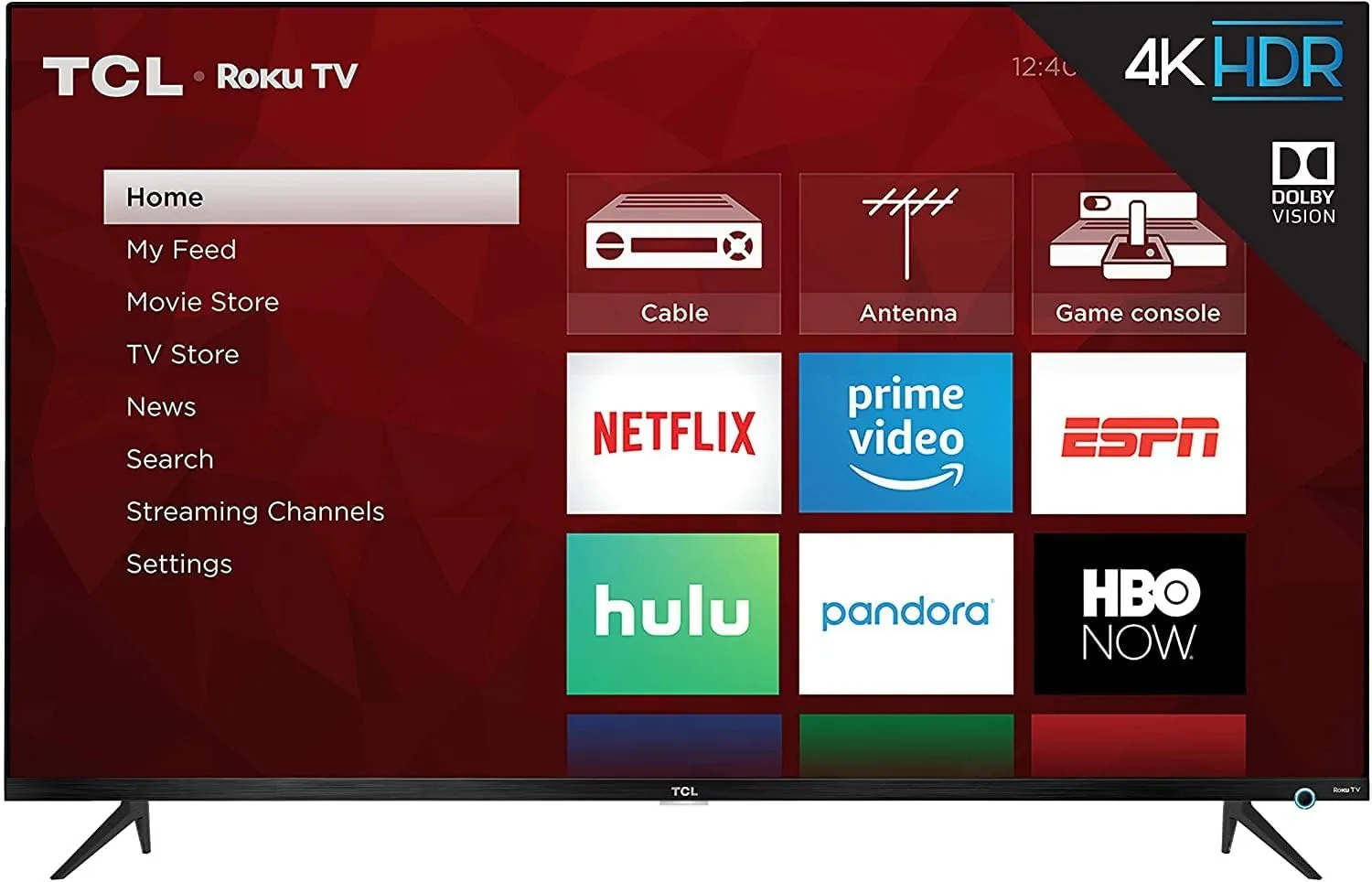 TCL 65" Class 5-Series 4K UHD Dolby Vision HDR Roku Smart TV - 65S525