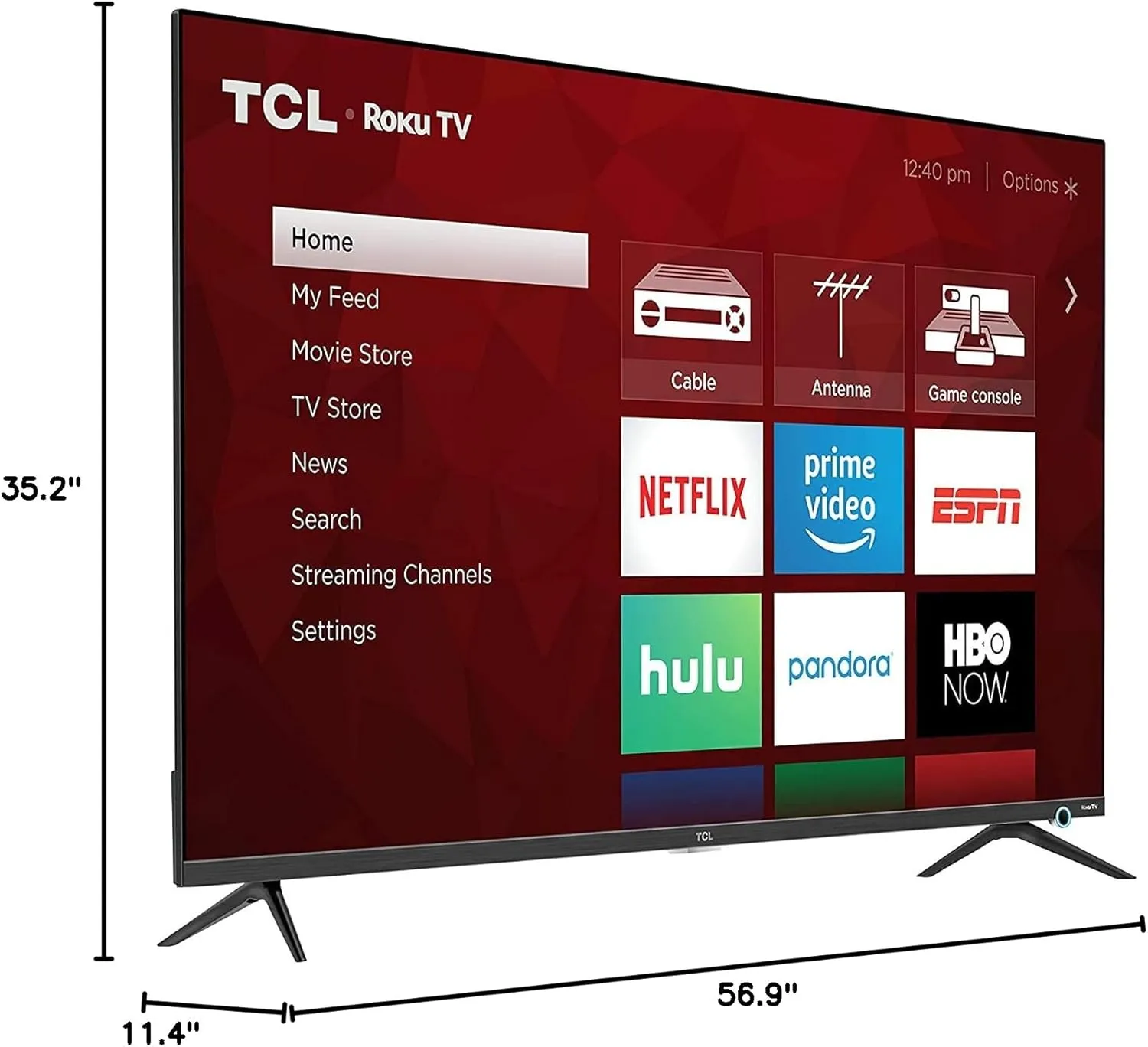 TCL 65" Class 5-Series 4K UHD Dolby Vision HDR Roku Smart TV - 65S525