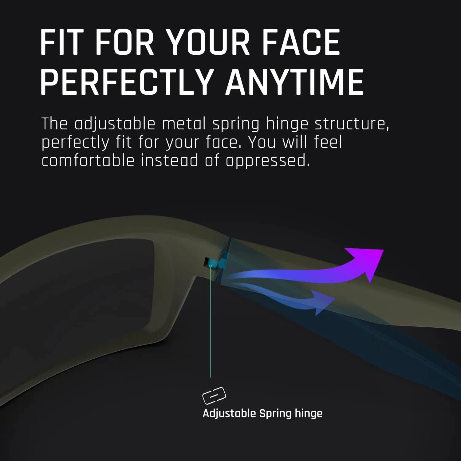 TOREGE Sports Polarized Sunglasses for Men Women Flexible Frame Cycling Running Driving Fishing Mountaineering TR24