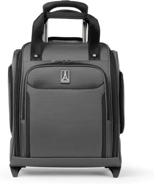 Travelpro Crew Classic Lightweight Softside Luggage, Rolling Underseat Carry on Bag, 14" Laptop or Tablet Sleeve, Men and Women, 17-Inch, Titanium Grey