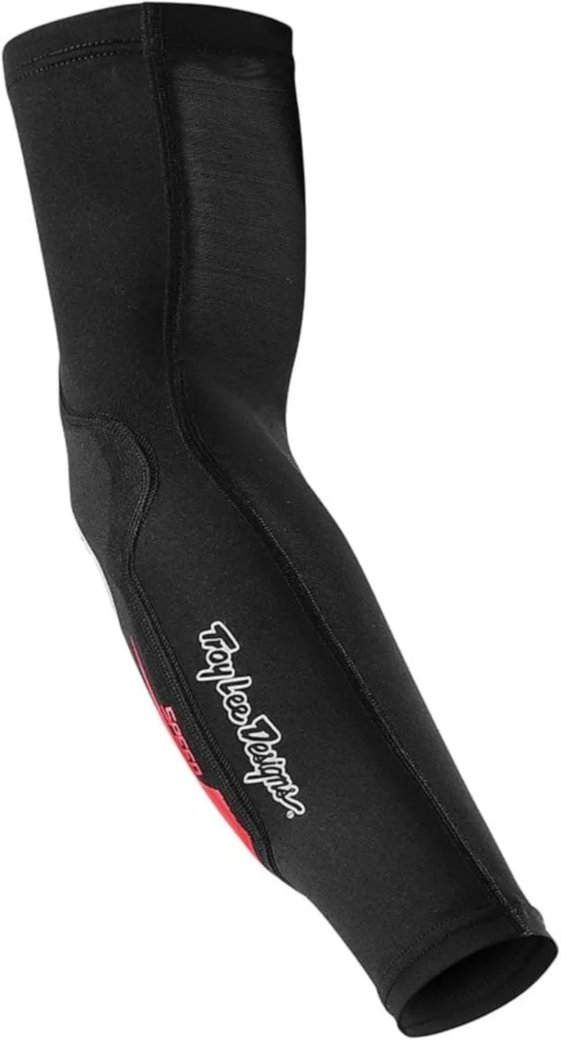 Troy Lee Designs Speed Elbow Sleeve for Mountain Bike/BMX, Impact Protective Gear, Comfortable Seamless Construction, Adult/Youth Sizes, Youth Medium, Black