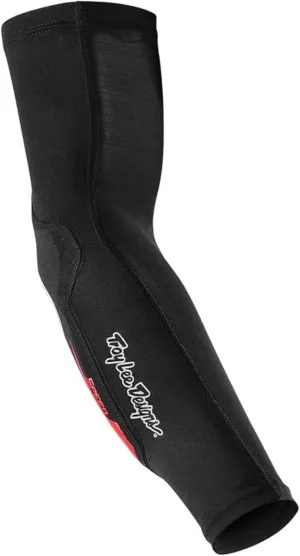 Troy Lee Designs Speed Elbow Sleeve for Mountain Bike/BMX, Impact Protective Gear, Comfortable Seamless Construction, Adult/Youth Sizes, Youth Medium, Black