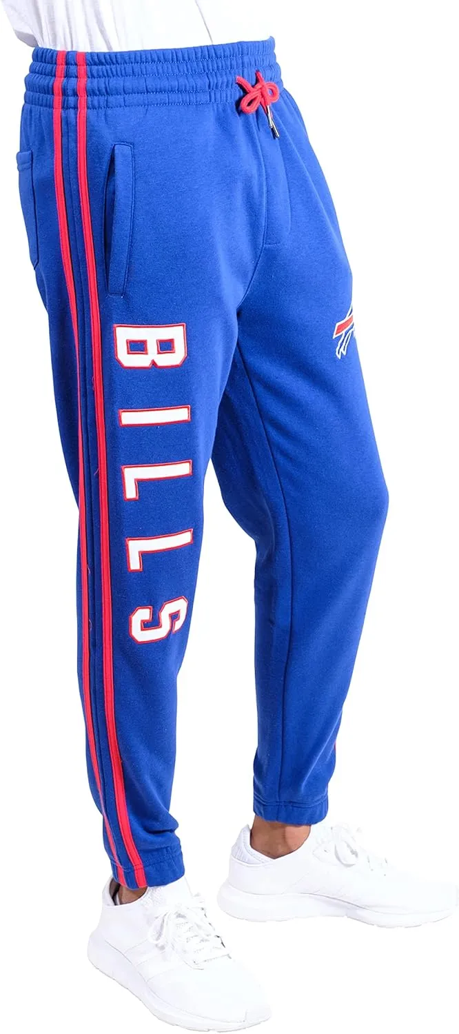 Ultra Game Adults NFL Official Active Super Soft Fleece Game Day Jogger Sweatpants