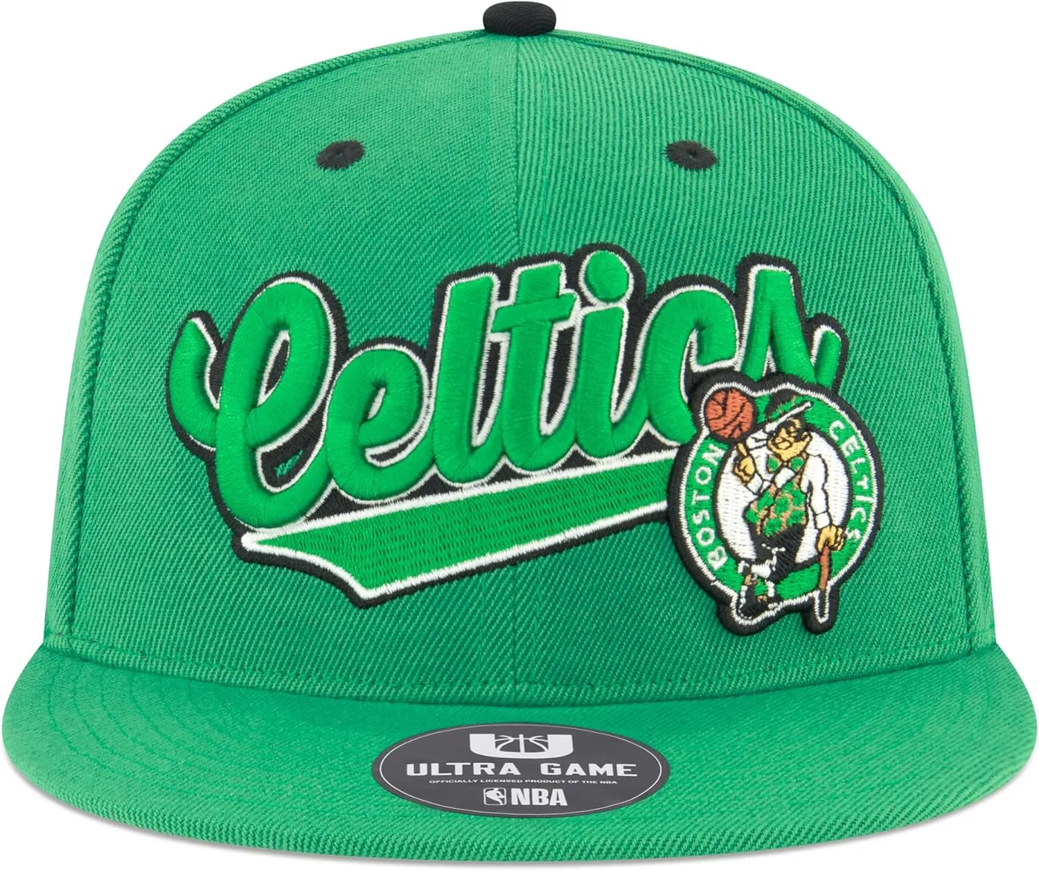 Ultra Game Youth NBA Official 8-20 Snap Back 3D Embroidered Team Logo Baseball Cap Hat