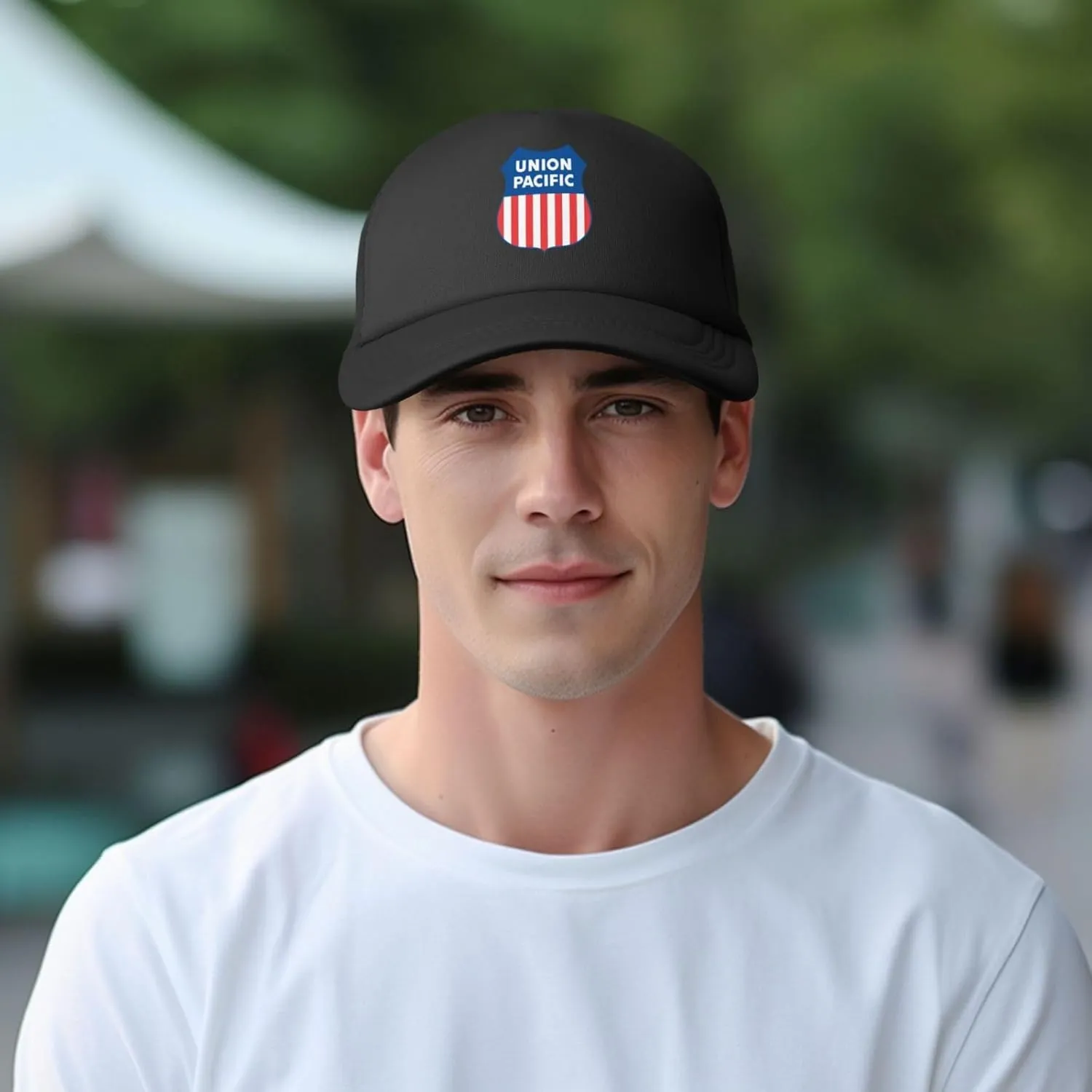 Union Pacific Railroad Mesh Hat Baseball Cap for Men Women Adjustable Trucker Hat Dad Hat