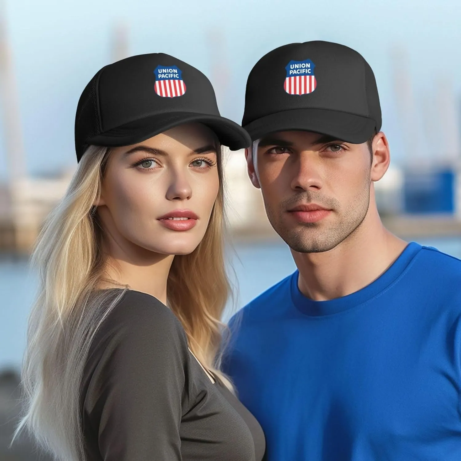 Union Pacific Railroad Mesh Hat Baseball Cap for Men Women Adjustable Trucker Hat Dad Hat