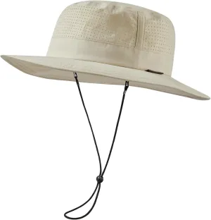 UPF 50  Bucket Sun Hat with Laser Perforated Mesh Cooling Adjustable Breathable Lightweight for Outdoor Men Women