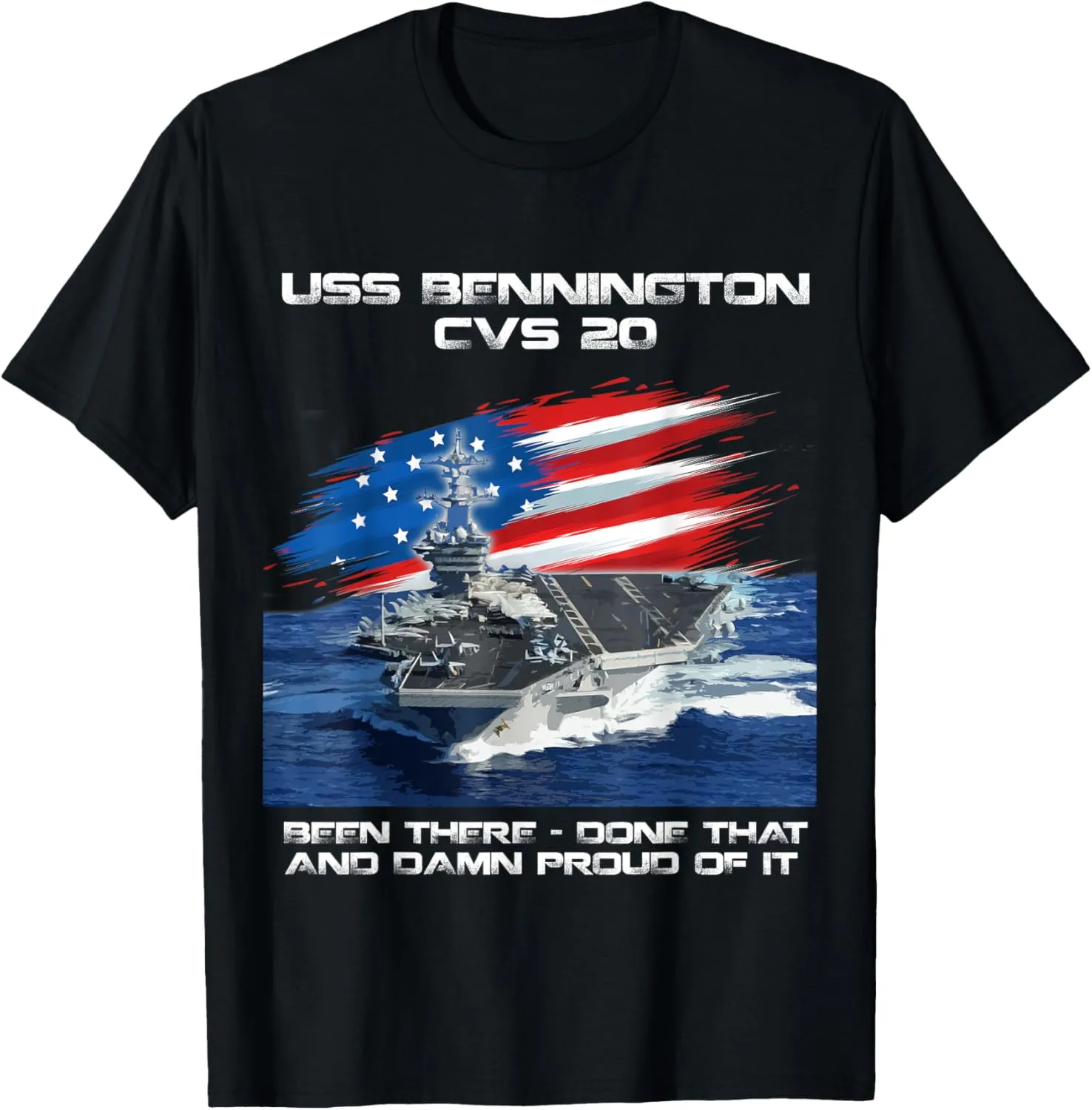 USA Flag Xmas T-Shirt