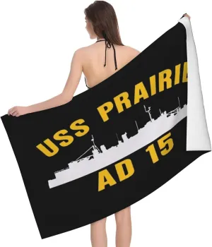 USS Prairie Ad 15 Bath Towels, Super Absorbent Compact Quick Dry Lightweight Towels Perfect for Gym Travel Camp Pool 32" X52in