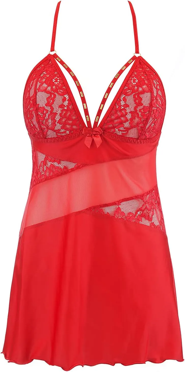V-10469 Sexy Short Nightgown   G-String