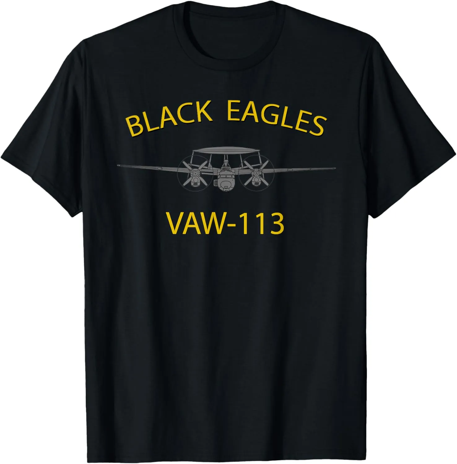 VAW-113 "Black Eagles" Squadron E-2 Hawkeye T-shirt T-Shirt