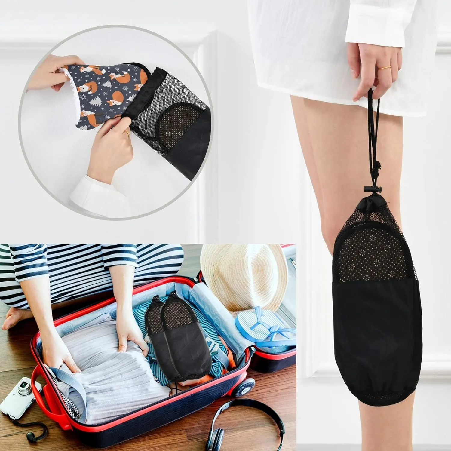Visesunny Modern Cute Funny House Slippers for Women Men - Unisex Indoor Outdoor