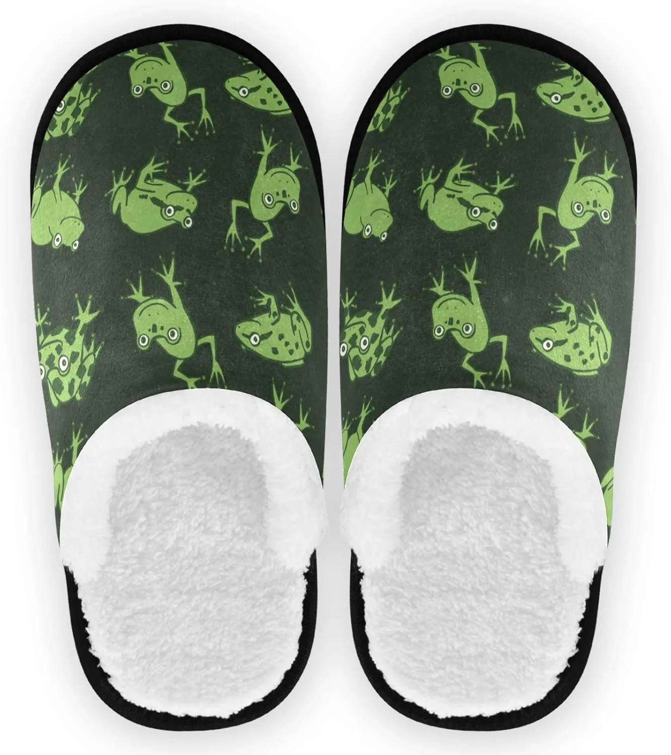 visesunny Slippers for Women Mens Stylish Foral Winter Warm Memory Foam Cotton Home Slippers Soft Plush Fleece Slip on House Slippers for Girls Indoor Outdoor Shoes