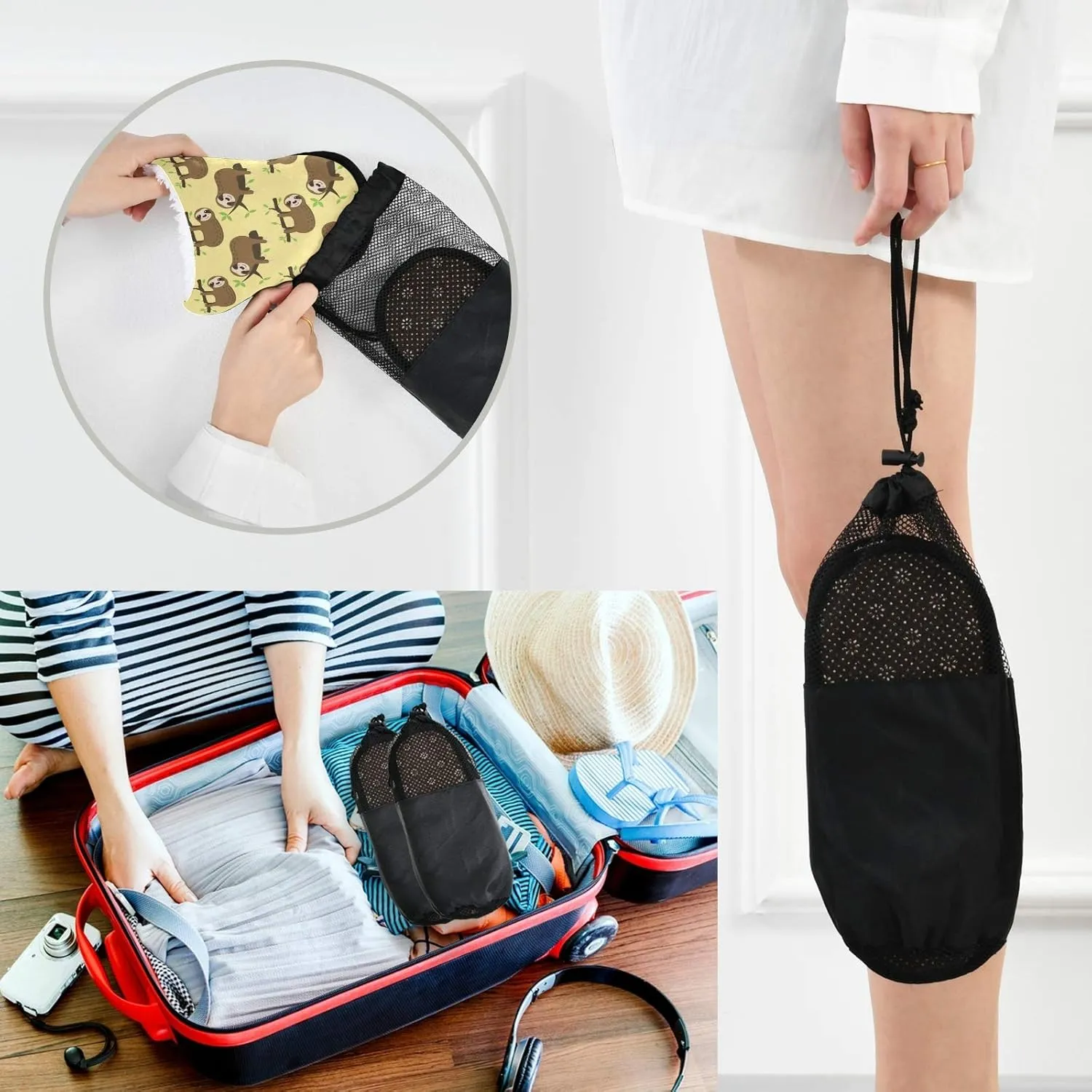 visesunny Slippers for Women Mens Winter Warm Memory Foam Cotton Home Slippers Women's House Slippers Bedroom Slippers Cozy Indoor Outdoor Shoes Unisex